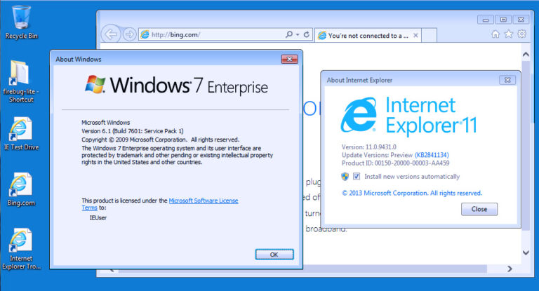 Установить internet explorer 7 для windows 7 64 bit