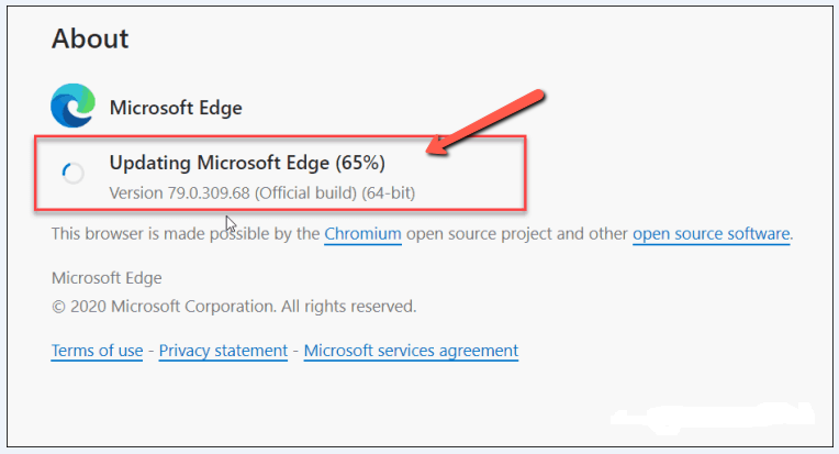 Как обновить edge через wsus